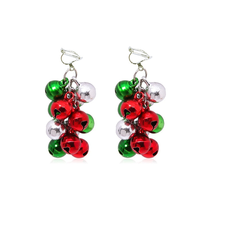 Christmas Clip on Earrings