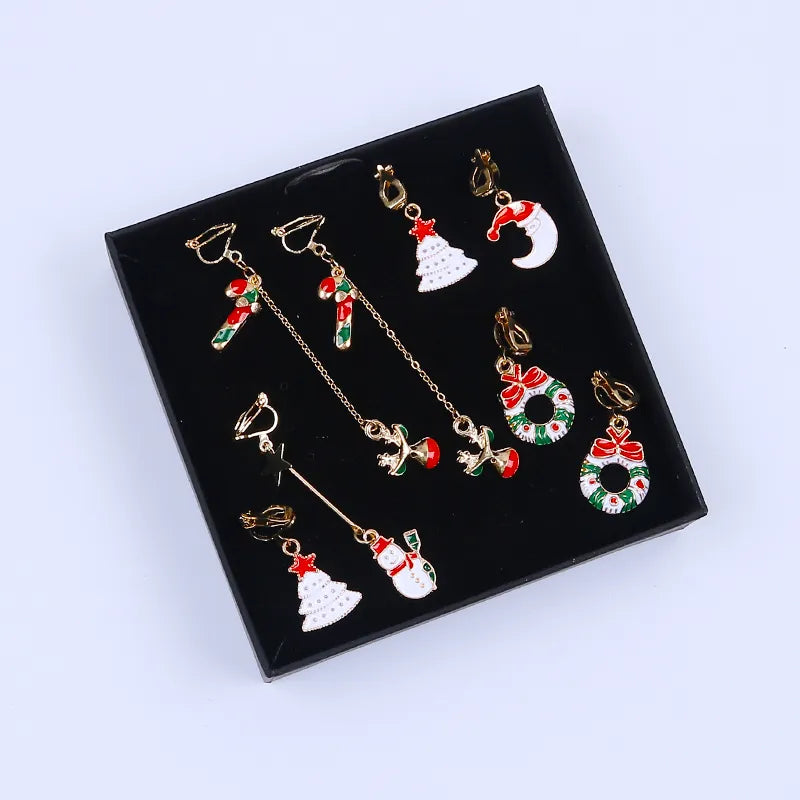 Holidays Clip on Earrings