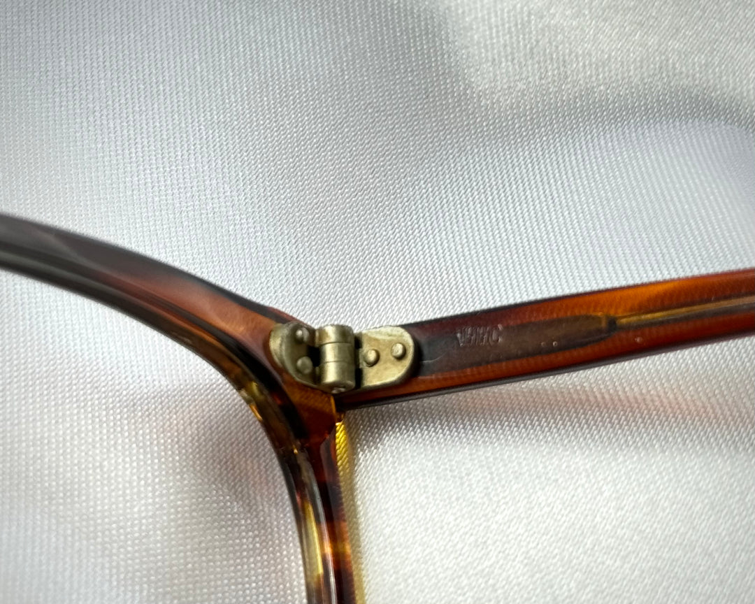 VINTAGE  Original 1960s NHHC LIGHT BROWN EYEGLASSES FRAME ENGLAND