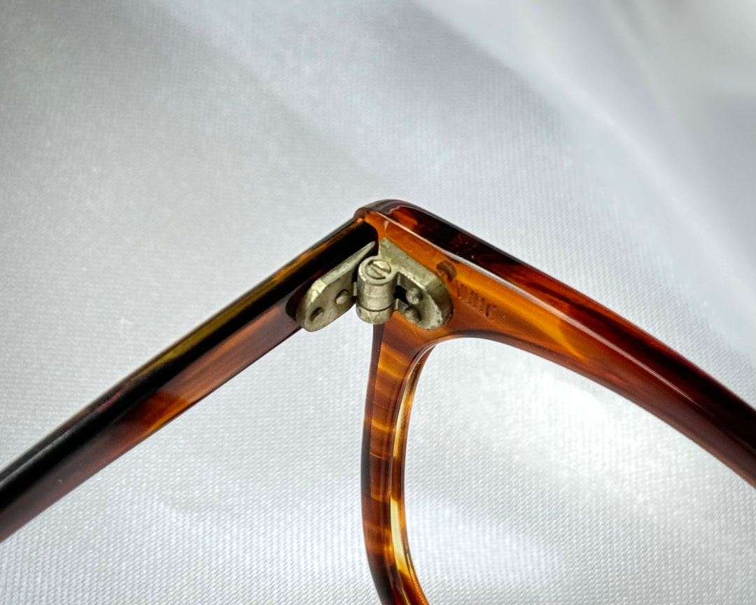 VINTAGE  Original 1960s NHHC LIGHT BROWN EYEGLASSES FRAME ENGLAND