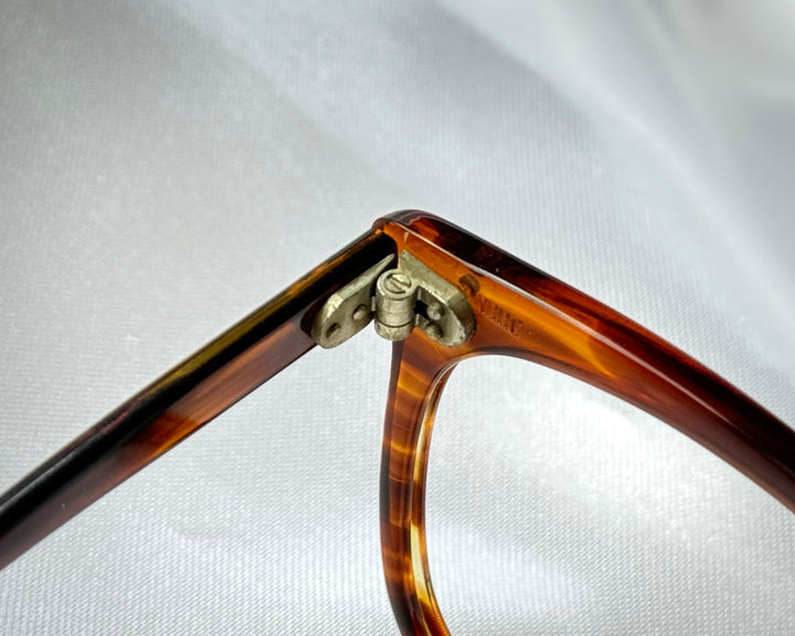 VINTAGE  Original 1960s NHHC LIGHT BROWN EYEGLASSES FRAME ENGLAND