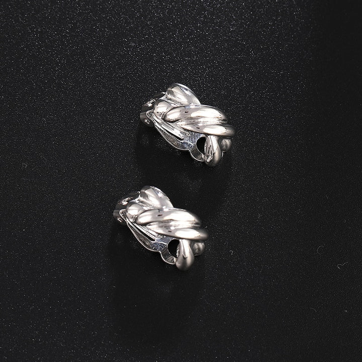 Twist Knot Clip on Earrings