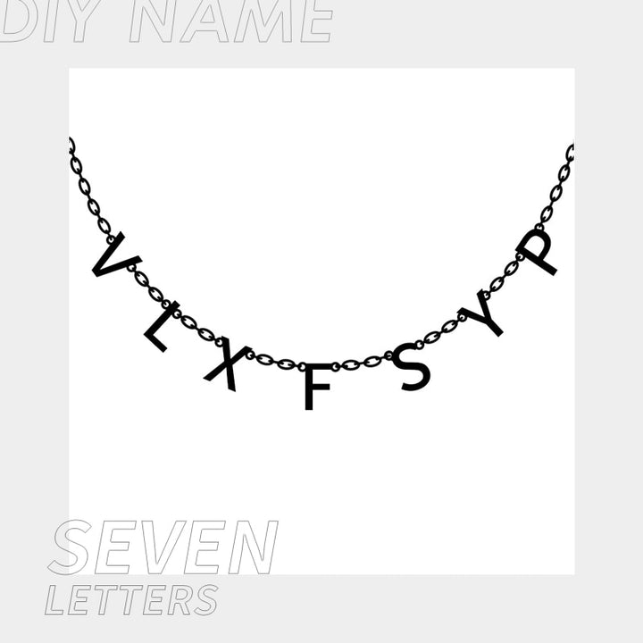 Tiny Initial Letter Name Necklaces