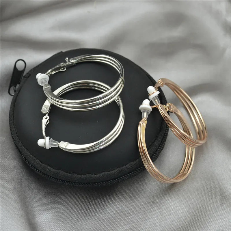 Hoop Clip on Earrings