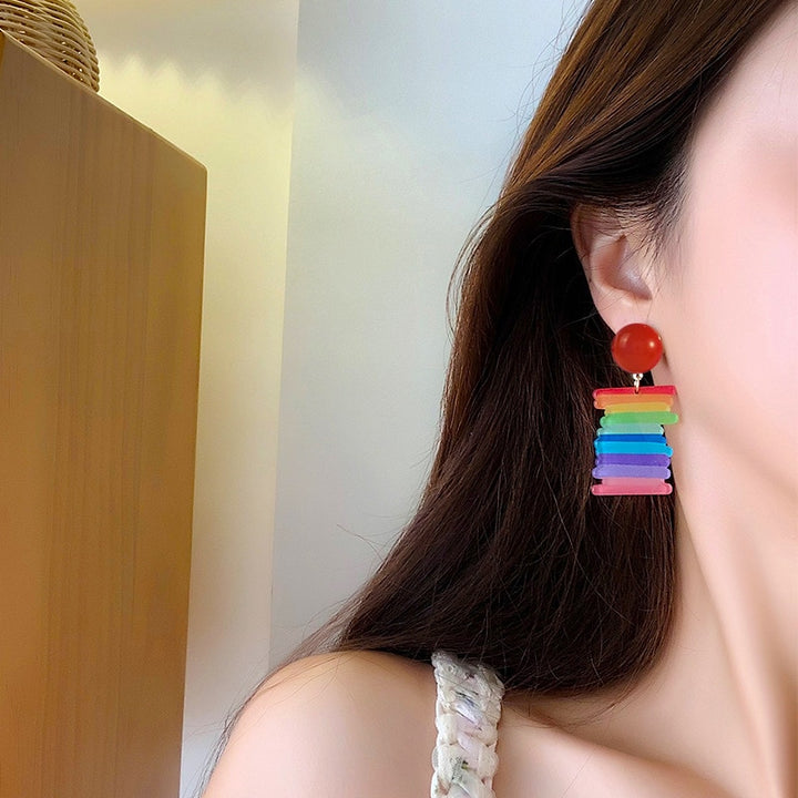 Colourful Clip on Earrings