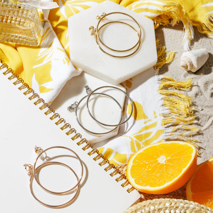 Classic Hoop Clip on Earrings