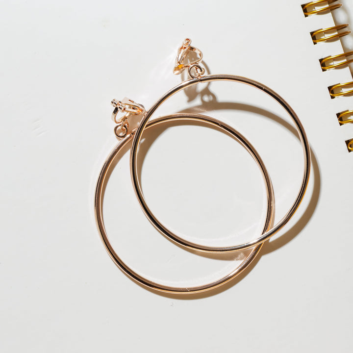 Classic Hoop Clip on Earrings