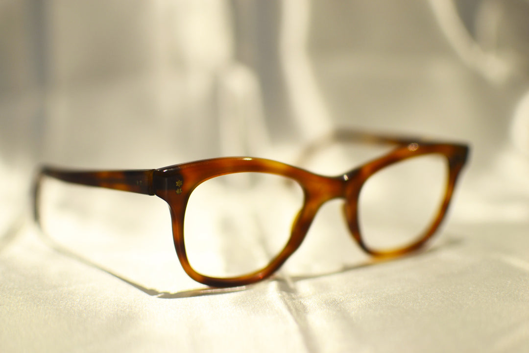 1950's Vintage eyeglasses horn rim frame France true vintage