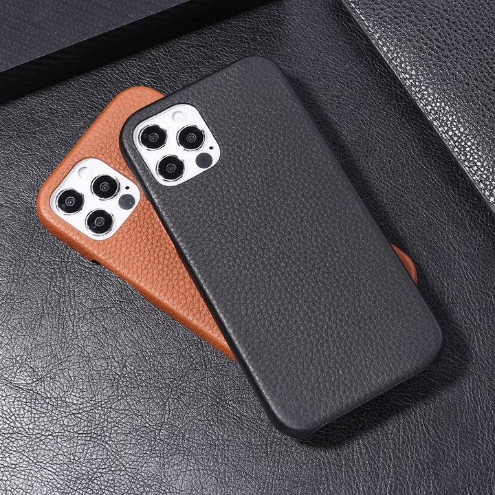 Genuine Leather iPhone Case for iPhone 14