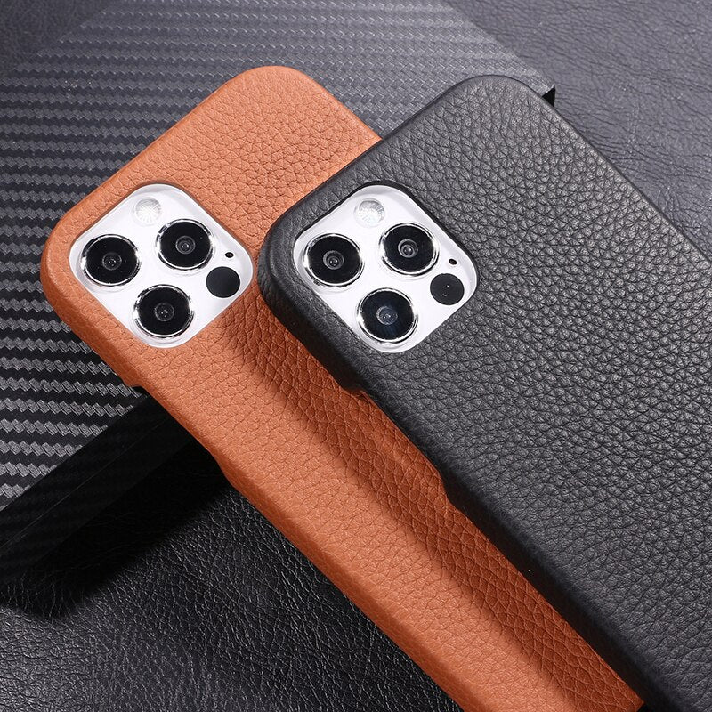 Genuine Leather iPhone Case for iPhone 14