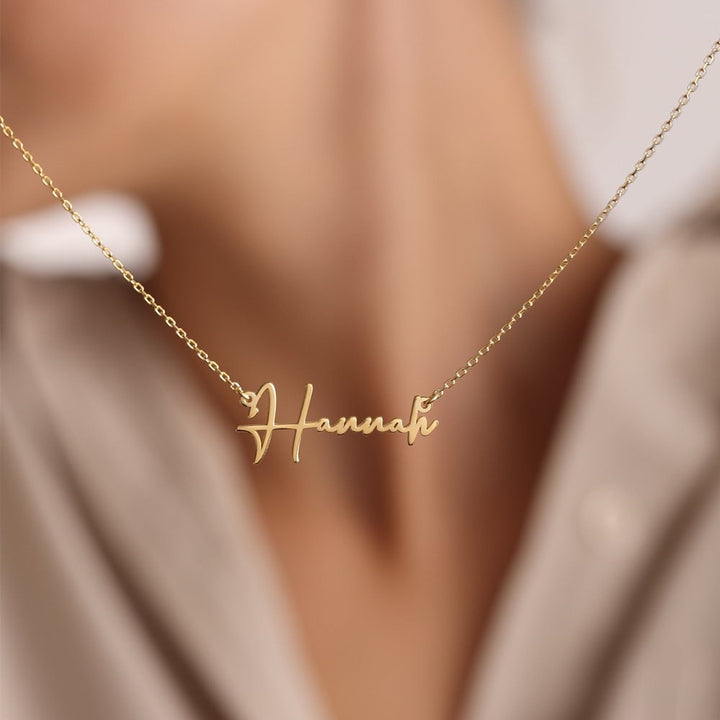 Customised Handwritten Name Necklace