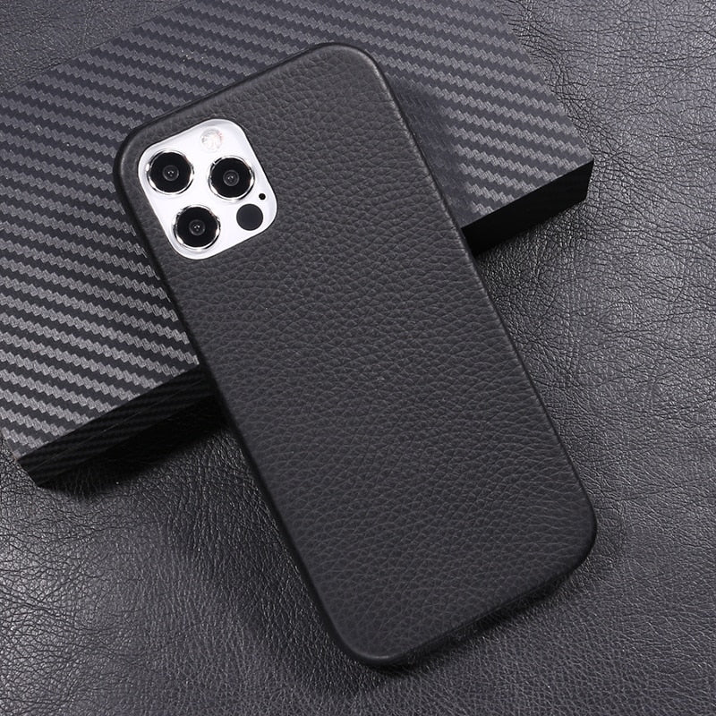 Genuine Leather iPhone Case for iPhone 14