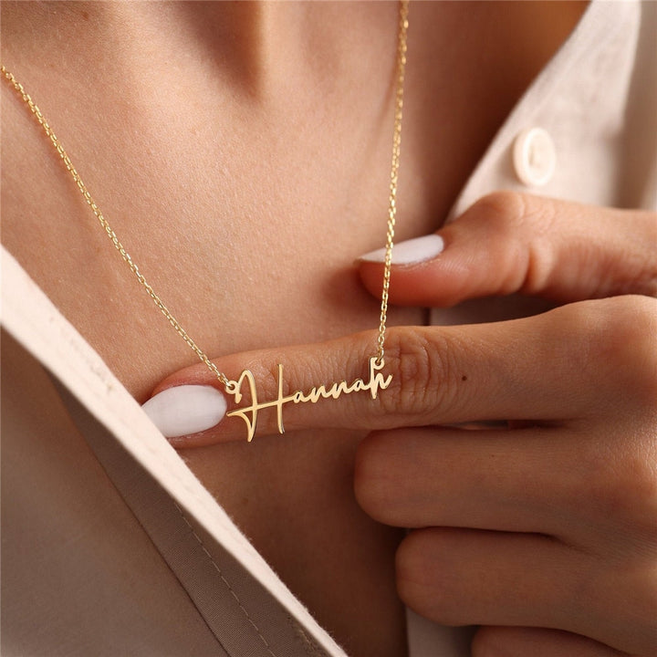 Customised Handwritten Name Necklace