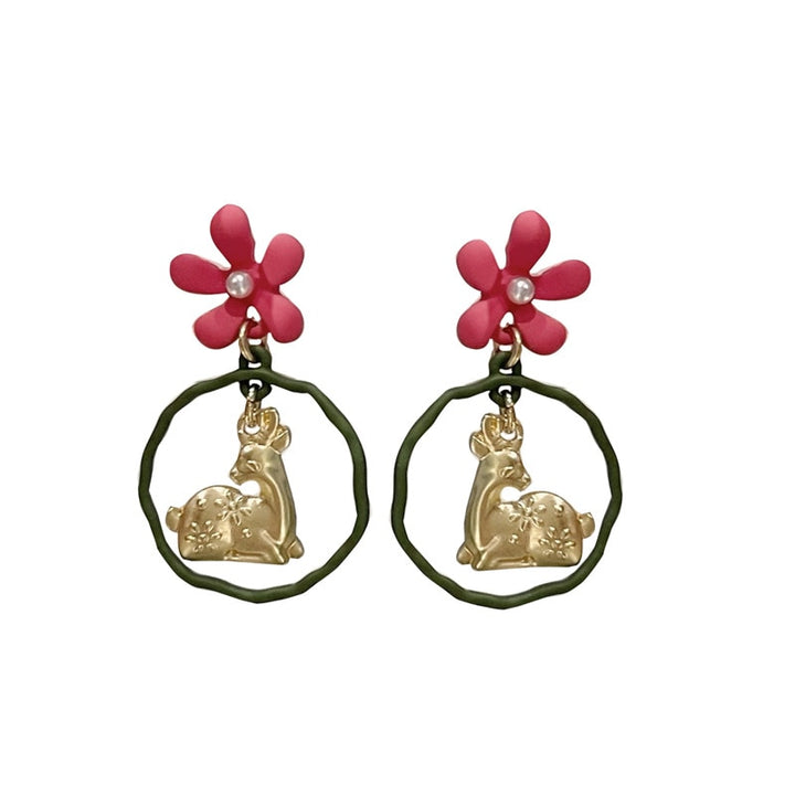 Little Deer Clip on Earrings