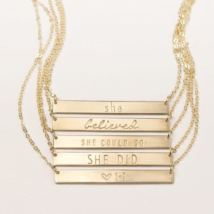 14k Gold Handmade Name Necklace