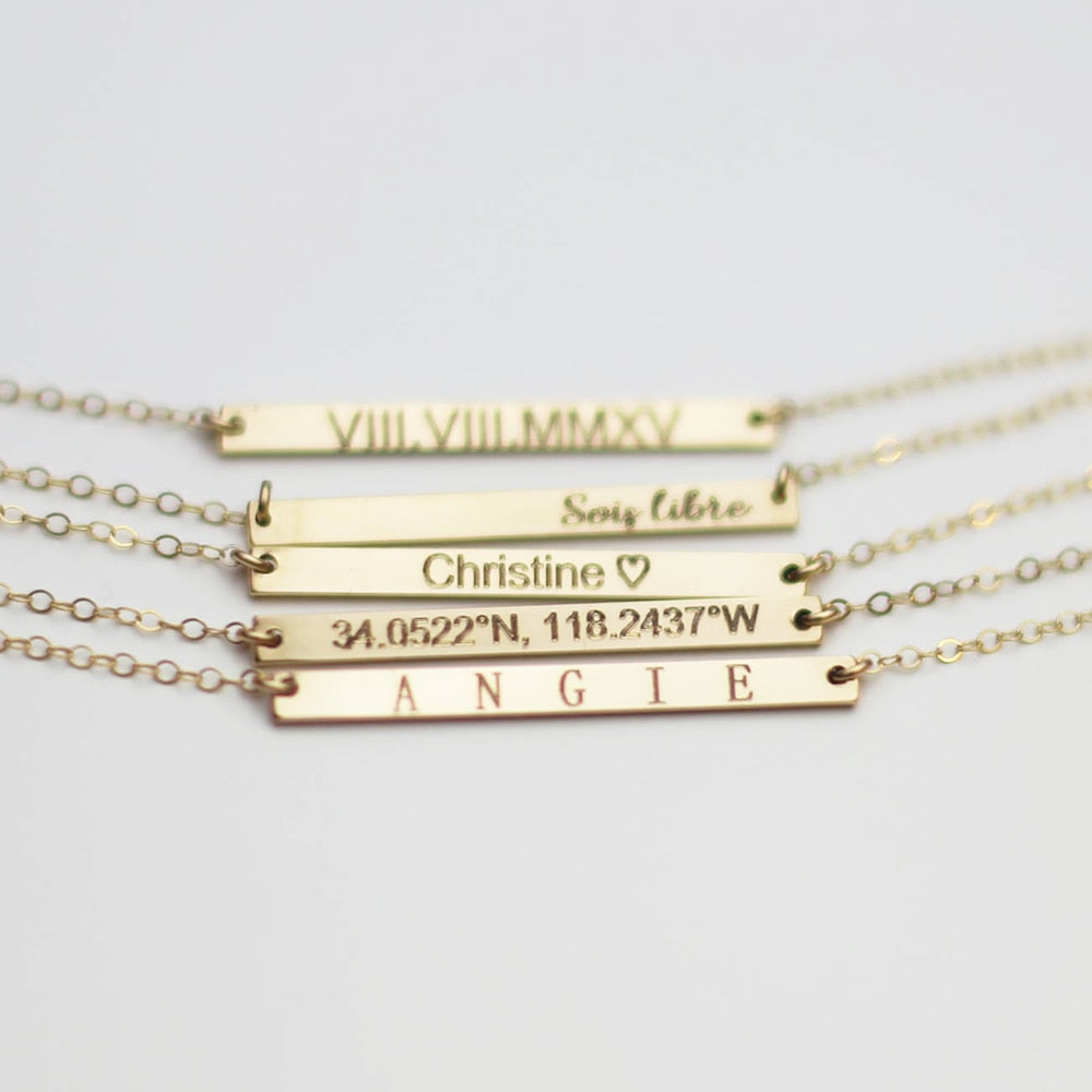 14k Gold Handmade Name Necklace