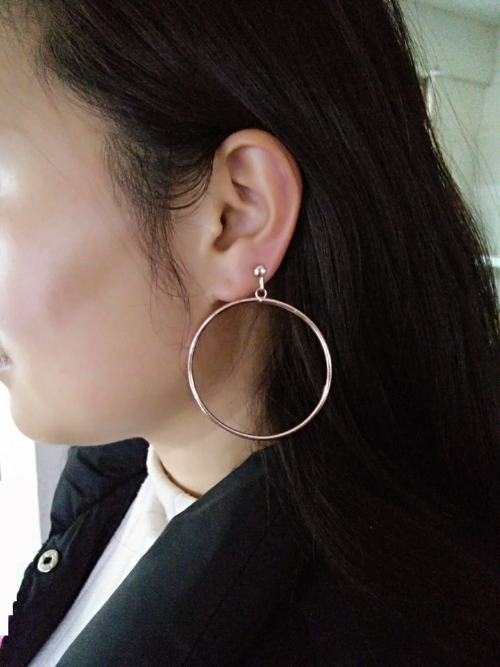 Classic Hoop Clip on Earrings