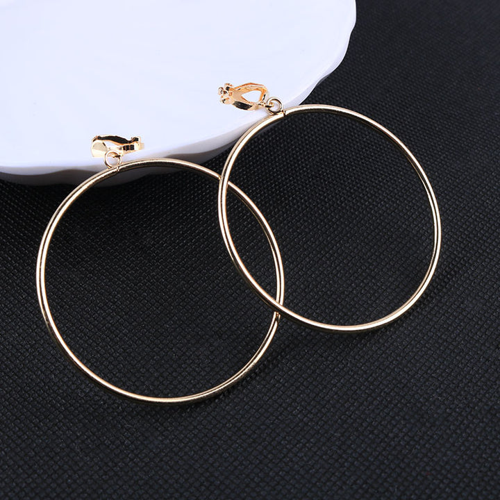 Classic Hoop Clip on Earrings