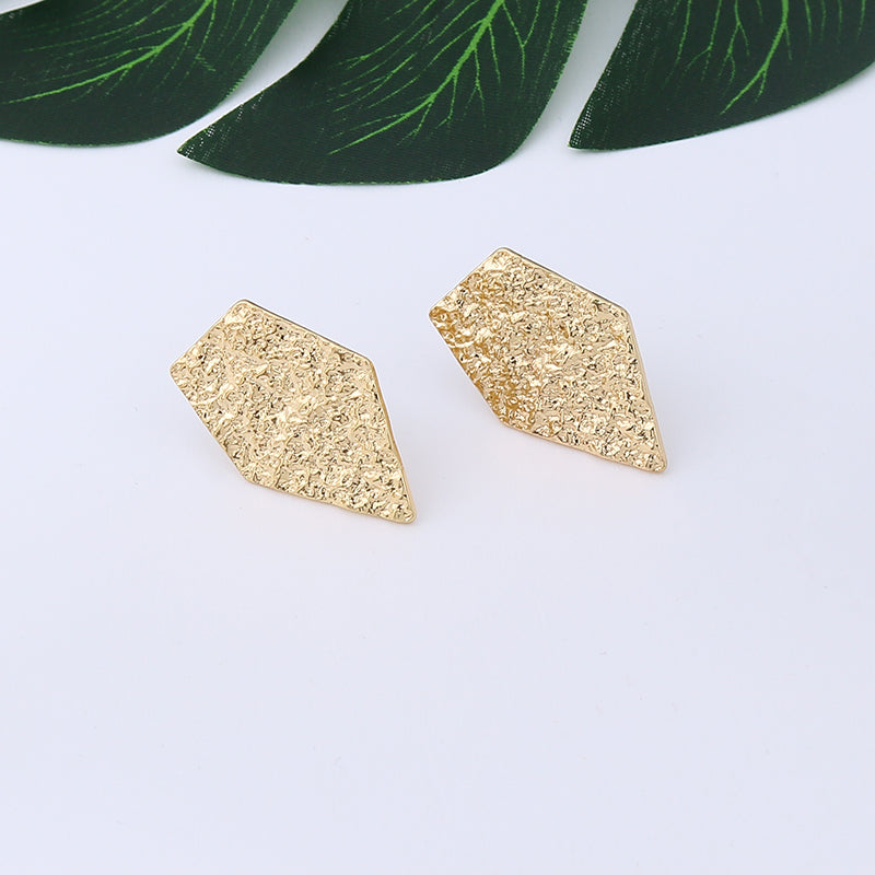 Natural Textured Clip on Earrings