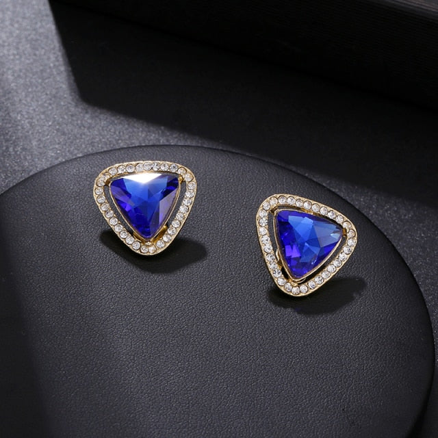 Classic Rhinestone Clip on Earrings